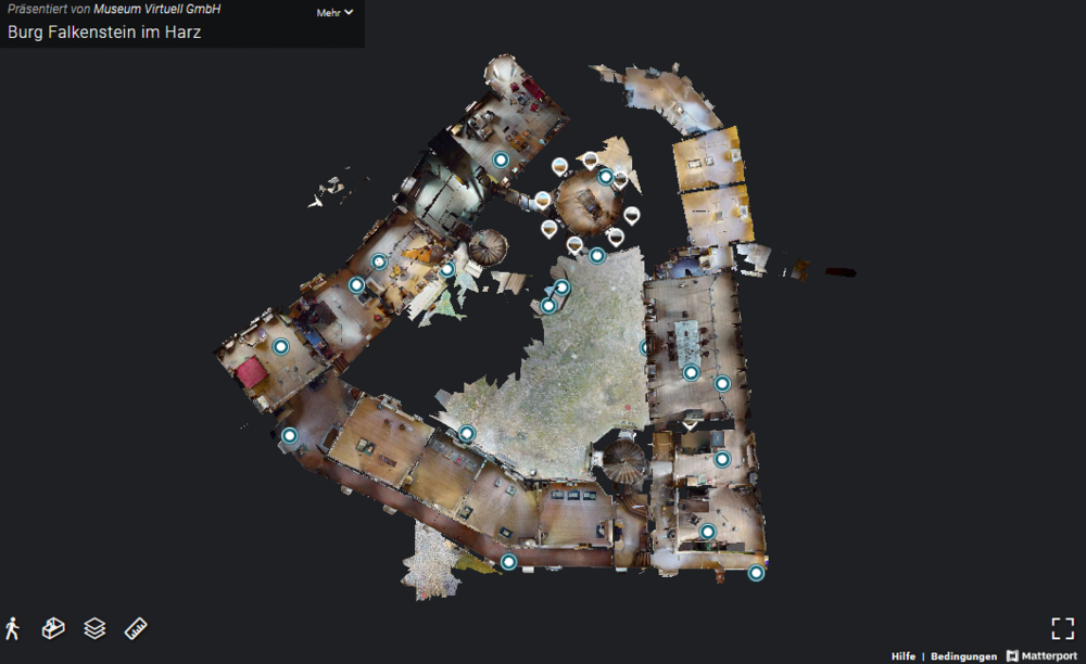 Foto: Museum Virtuell, Matterport Inc. (C) Kulturstiftung Sachsen-Anhalt