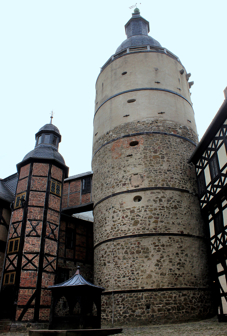 Ansicht Bergfried hofseitig, Foto: © Kulturstiftung Sachsen-Anhalt 