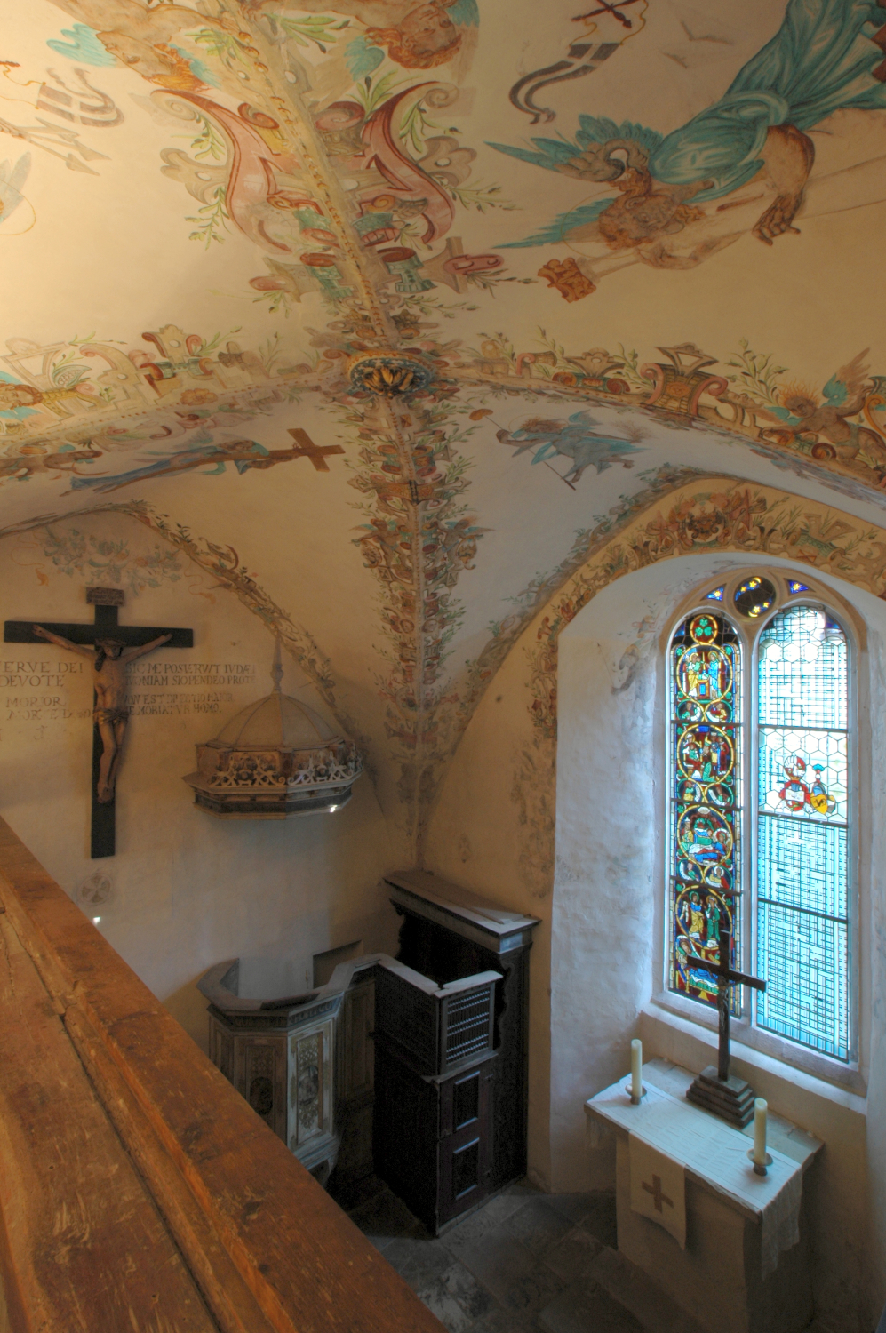 Blick zum Altar in der Burgkapelle, Foto: © Kulturstiftung Sachsen-Anhalt