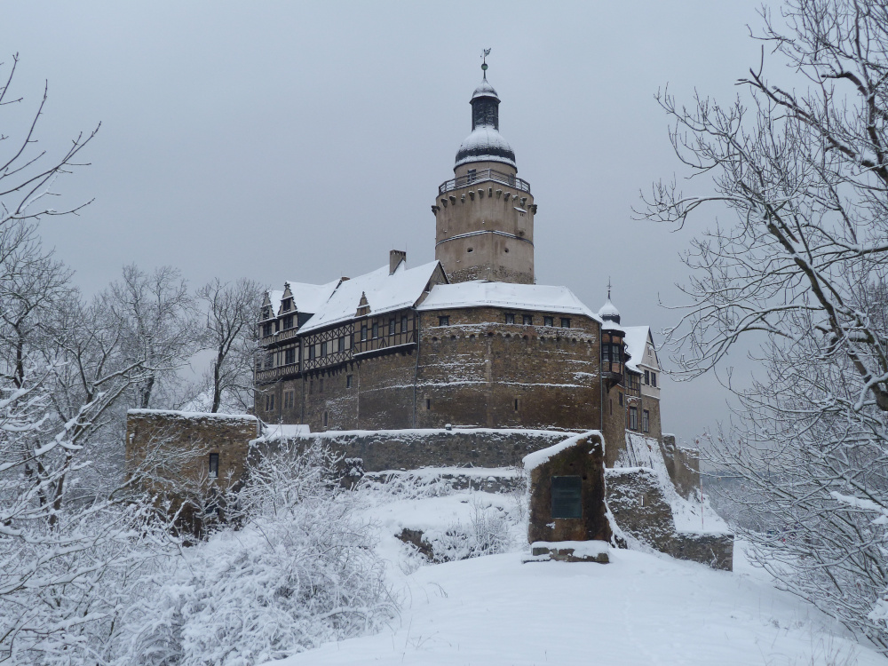 Burg Falkenstein im Winter